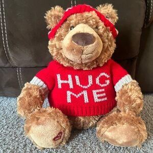 Red 'Hug Me' Teddy Bear